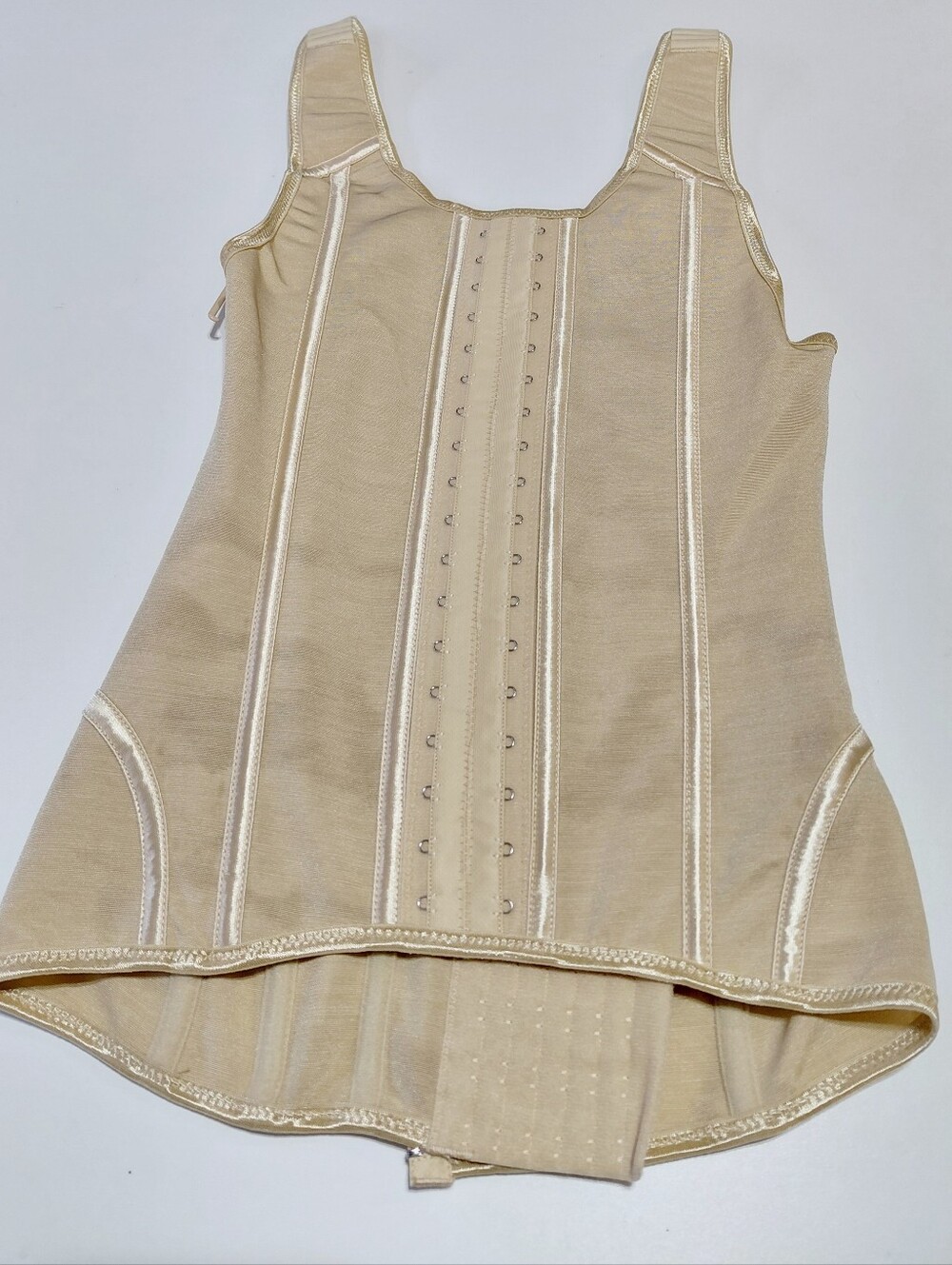 MISTHIN Women's Beige Waist Cincher Waist Trainer Shaper Size Large